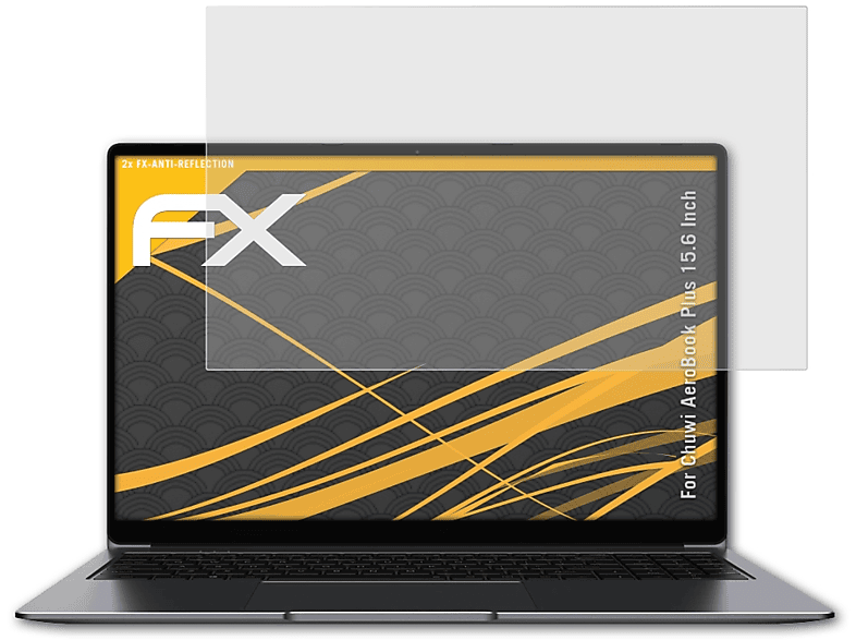 ATFOLIX 2x FX-Antireflex Displayschutz(für Chuwi AeroBook Plus (15.6 Inch))
