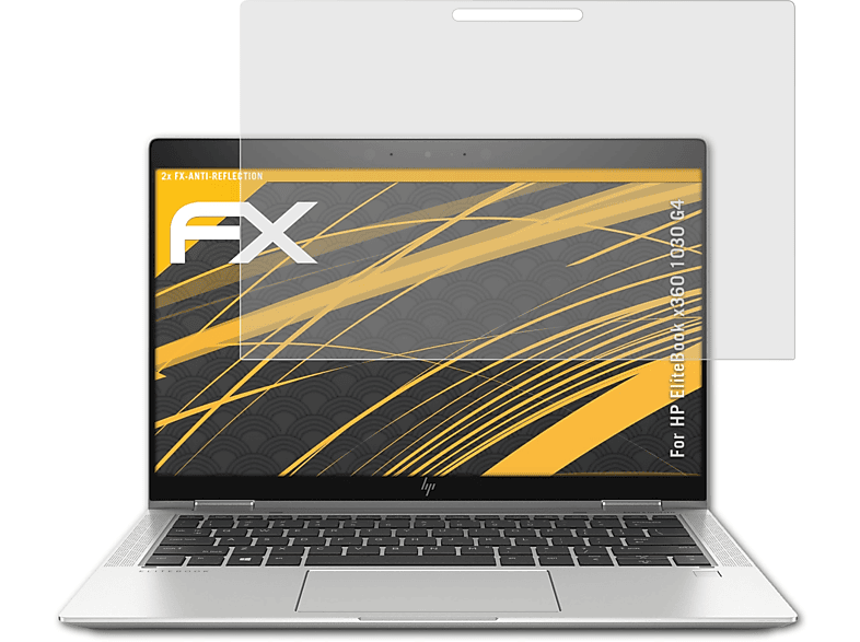 x360 HP 1030 ATFOLIX G4) EliteBook FX-Antireflex Displayschutz(für 2x