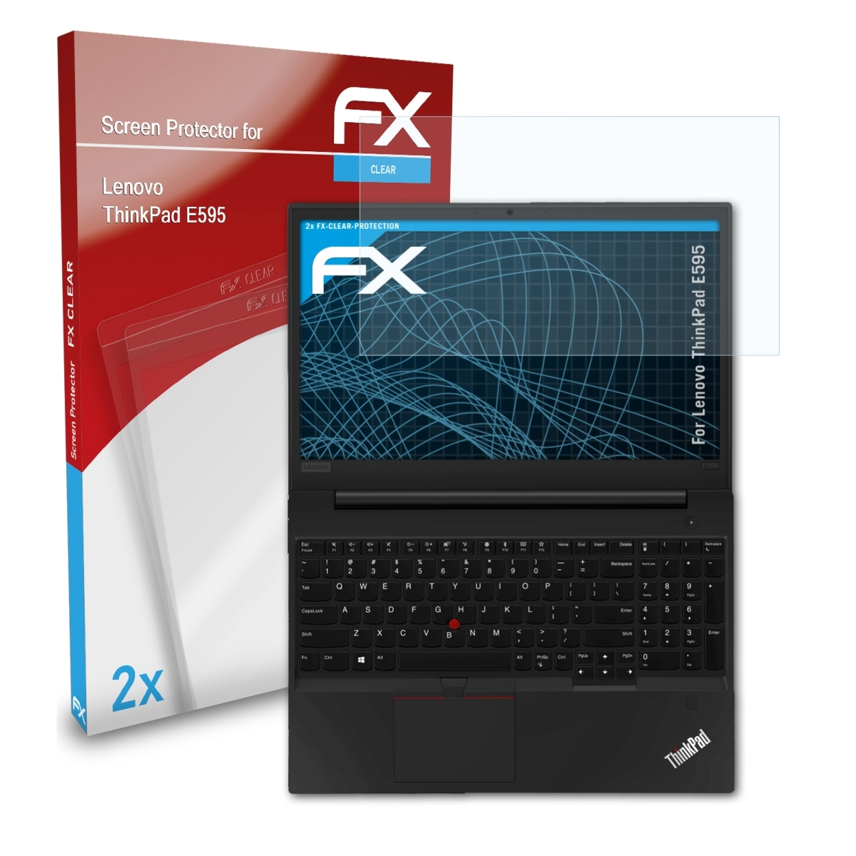 ThinkPad 2x E595) Displayschutz(für ATFOLIX Lenovo FX-Clear