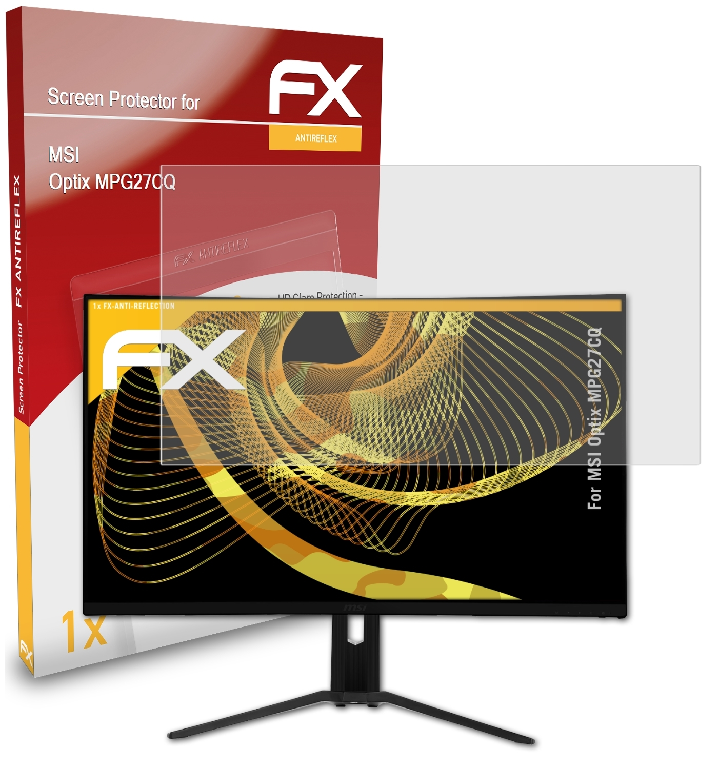 MSI FX-Antireflex MPG27CQ) Optix ATFOLIX Displayschutz(für