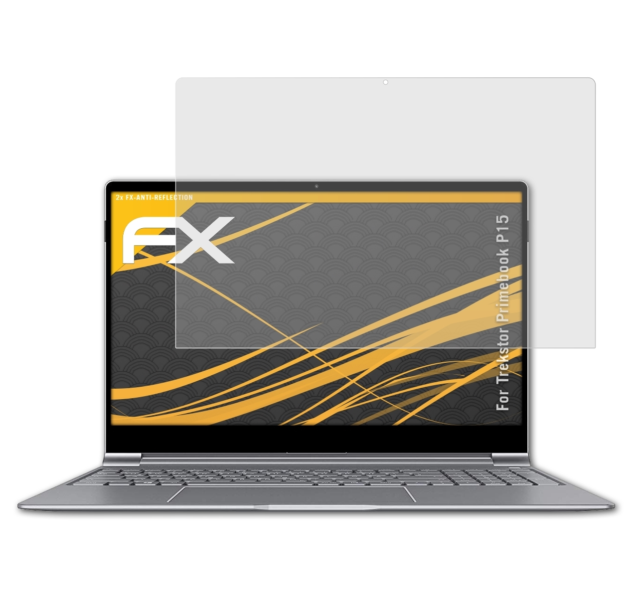 ATFOLIX 2x Primebook FX-Antireflex Displayschutz(für Trekstor P15)