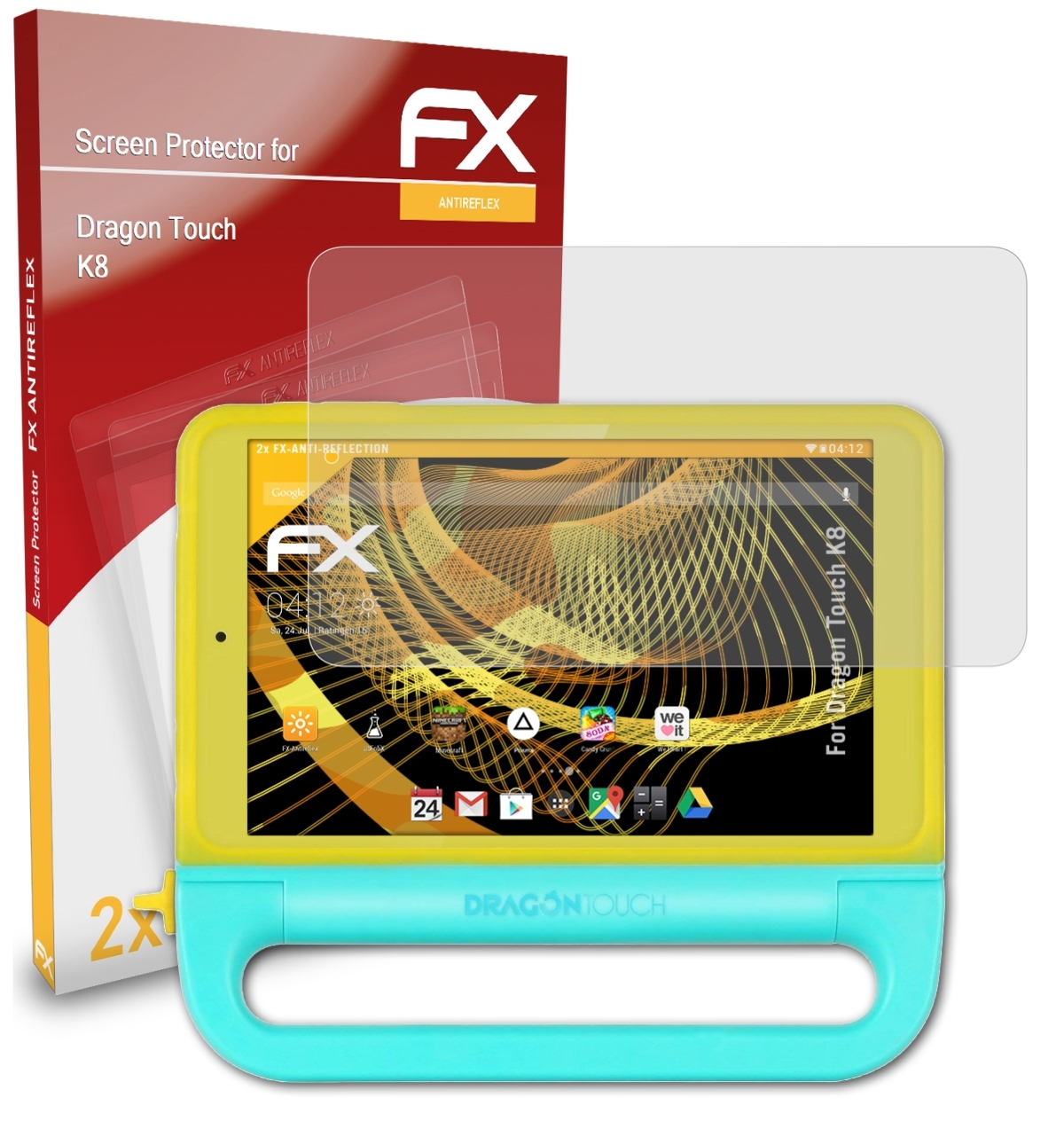FX-Antireflex Touch ATFOLIX Displayschutz(für 2x K8) Dragon
