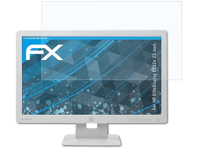 ATFOLIX FX-Clear EliteDisplay (23 E232e inch)) Displayschutz(für HP