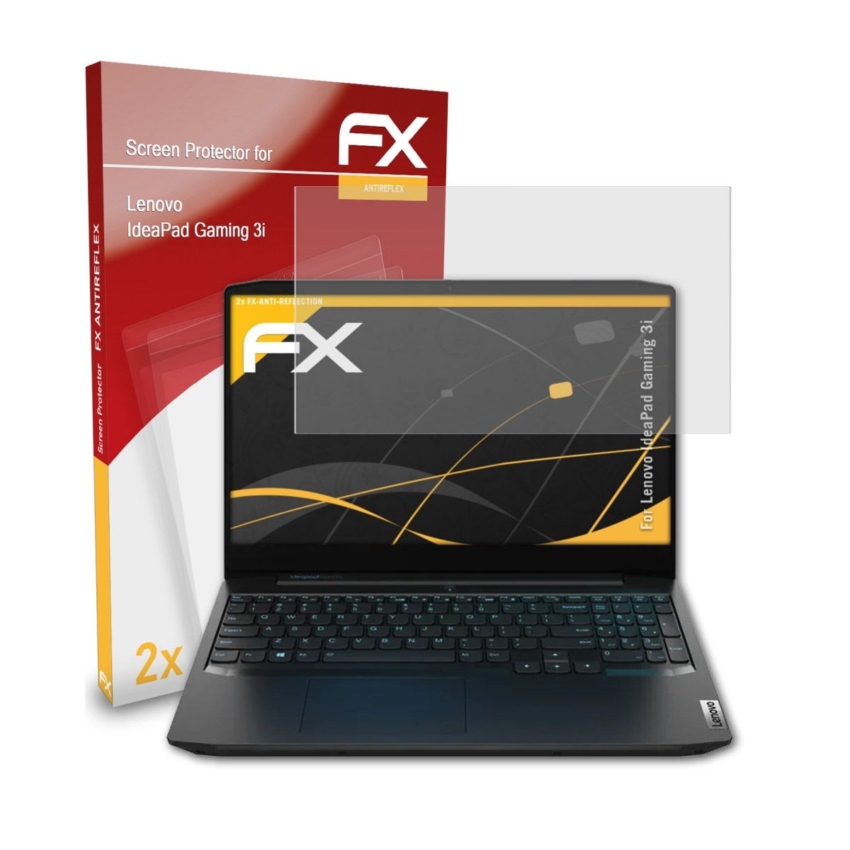 ATFOLIX 2x 3i) Lenovo FX-Antireflex Displayschutz(für IdeaPad Gaming