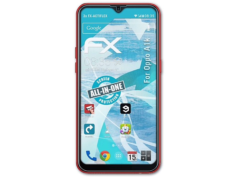 Oppo FX-ActiFleX Displayschutz(für 3x ATFOLIX A1k)