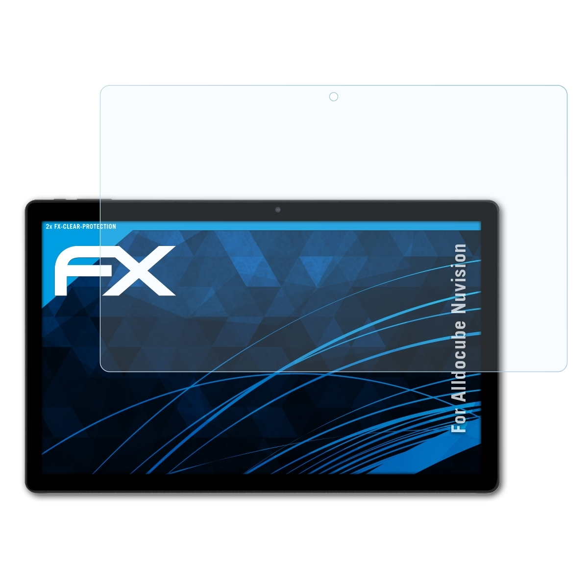 ATFOLIX 2x FX-Clear Displayschutz(für Alldocube Nuvision)