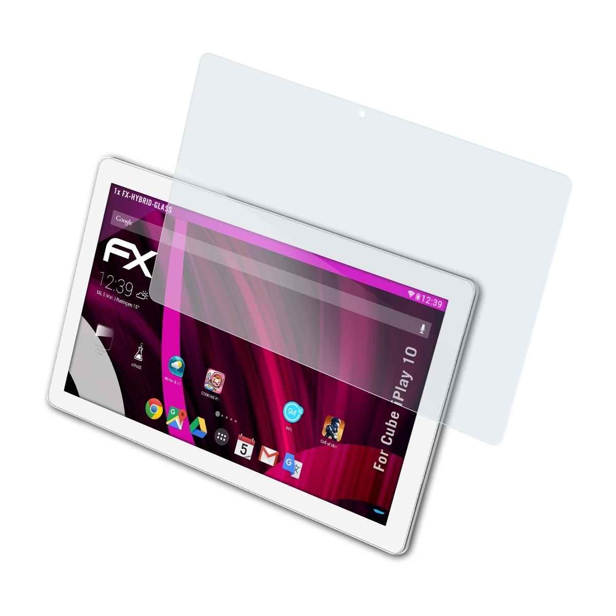 FX-Hybrid-Glass iPlay Schutzglas(für Cube 10) ATFOLIX