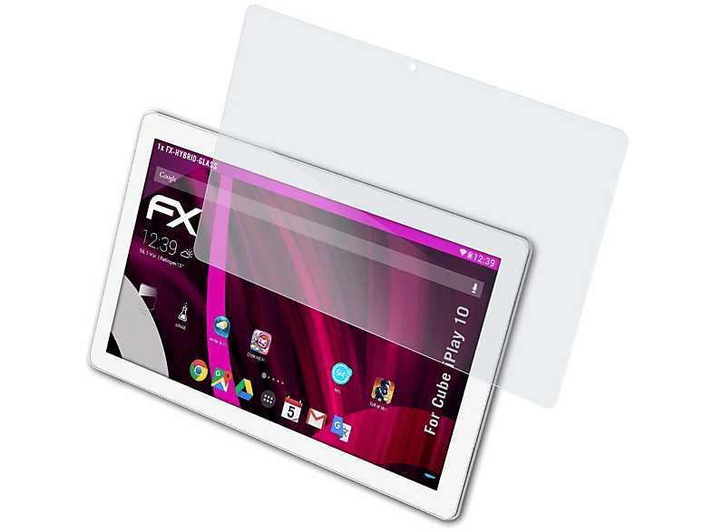 ATFOLIX FX-Hybrid-Glass Schutzglas(für Cube iPlay 10)