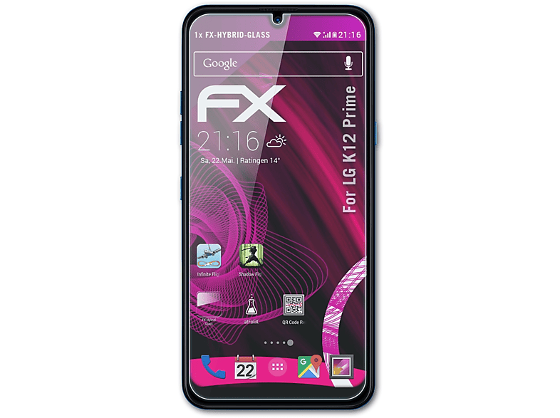 ATFOLIX FX-Hybrid-Glass Schutzglas(für LG K12 Prime) | Displayschutzfolien & Gläser