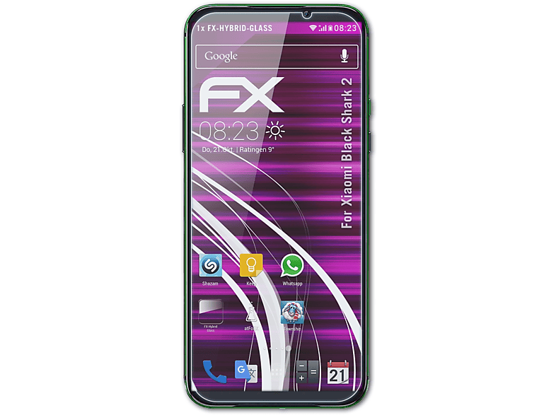 ATFOLIX FX-Hybrid-Glass Schutzglas(für Xiaomi Black Shark 2) | Displayschutzfolien & Gläser