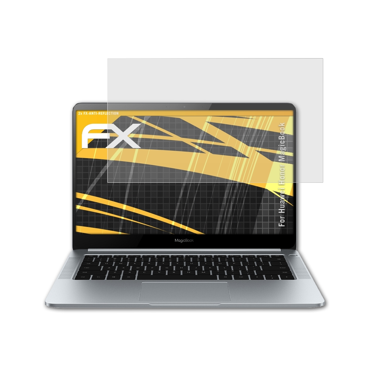 MagicBook) Honor Huawei 2x FX-Antireflex Displayschutz(für ATFOLIX