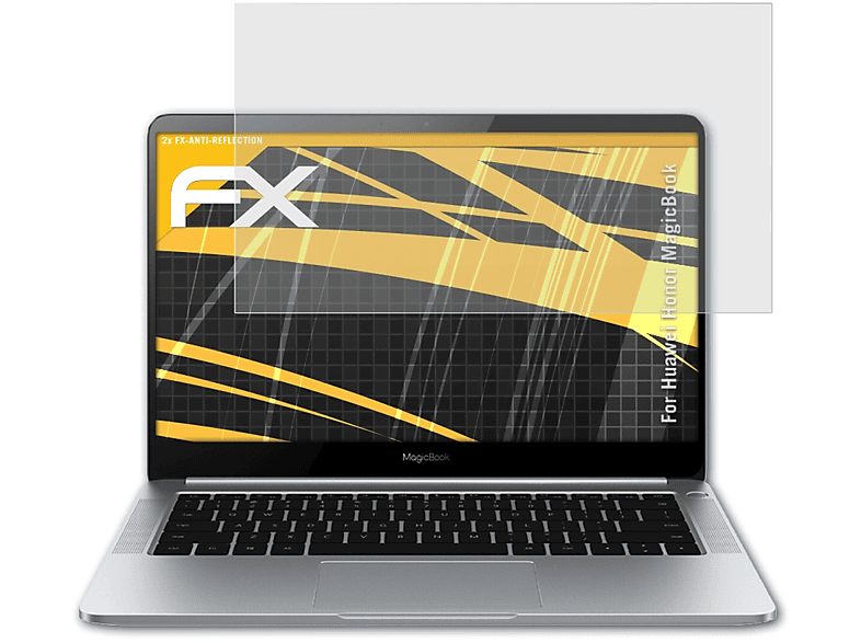 ATFOLIX 2x FX-Antireflex Displayschutz(für Huawei Honor MagicBook)