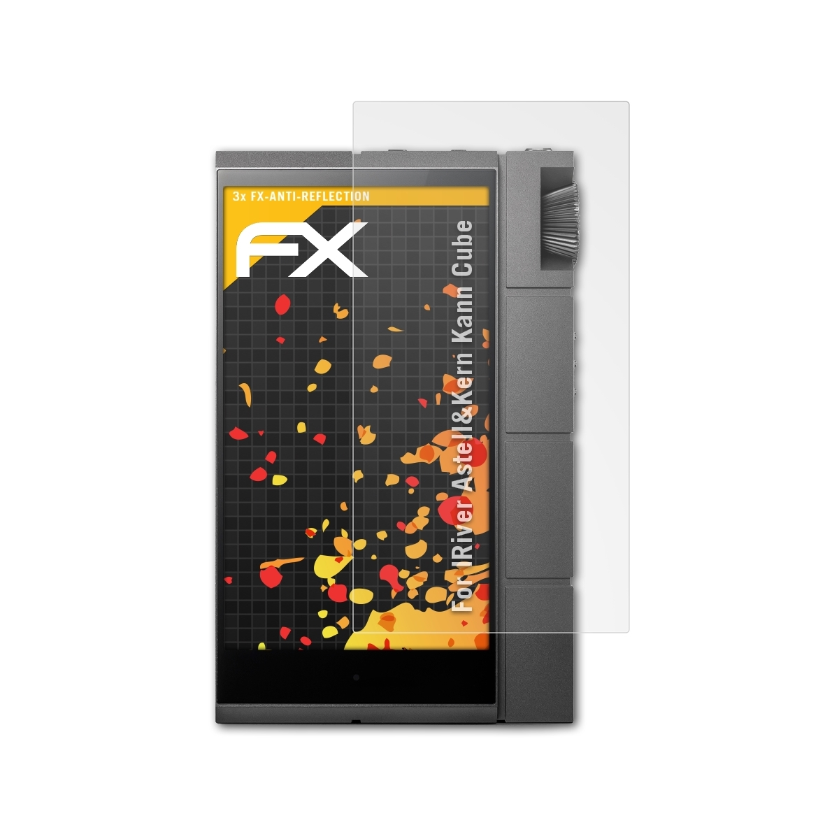 ATFOLIX 3x FX-Antireflex Displayschutz(für IRiver Kann Cube) Astell&Kern