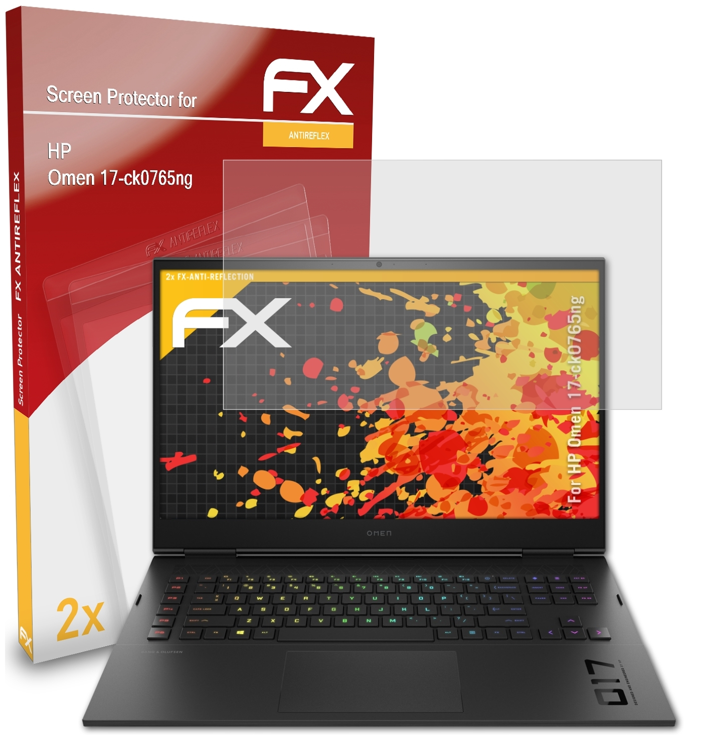 Omen FX-Antireflex 2x 17-ck0765ng) Displayschutz(für HP ATFOLIX