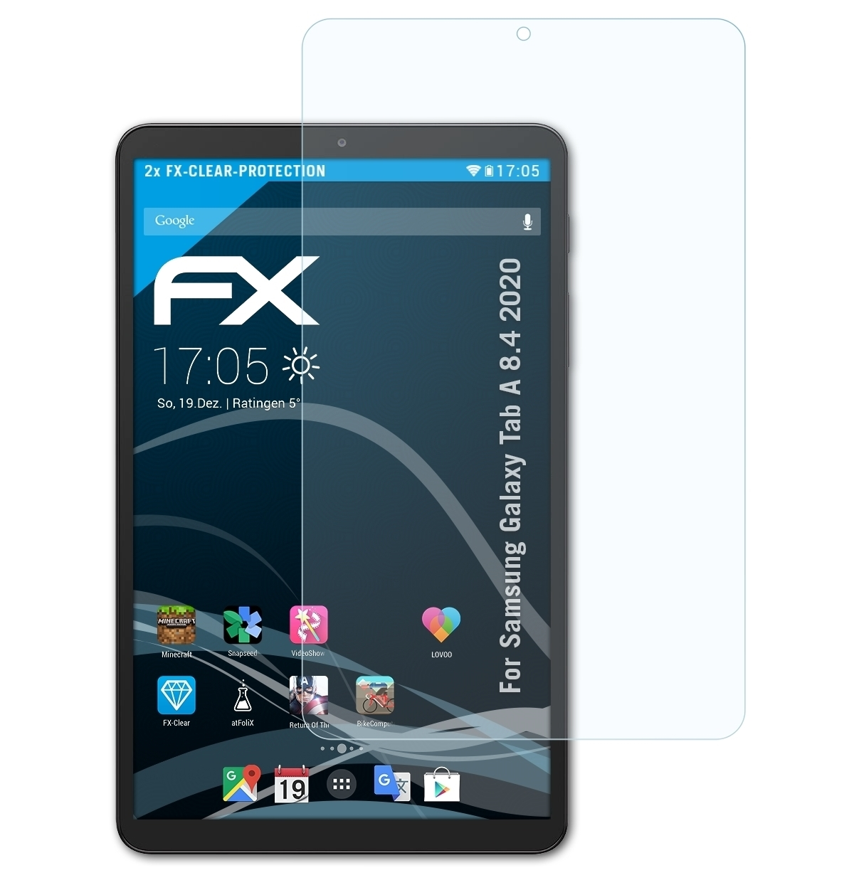 FX-Clear Samsung Displayschutz(für 8.4 ATFOLIX A (2020)) Tab Galaxy 2x