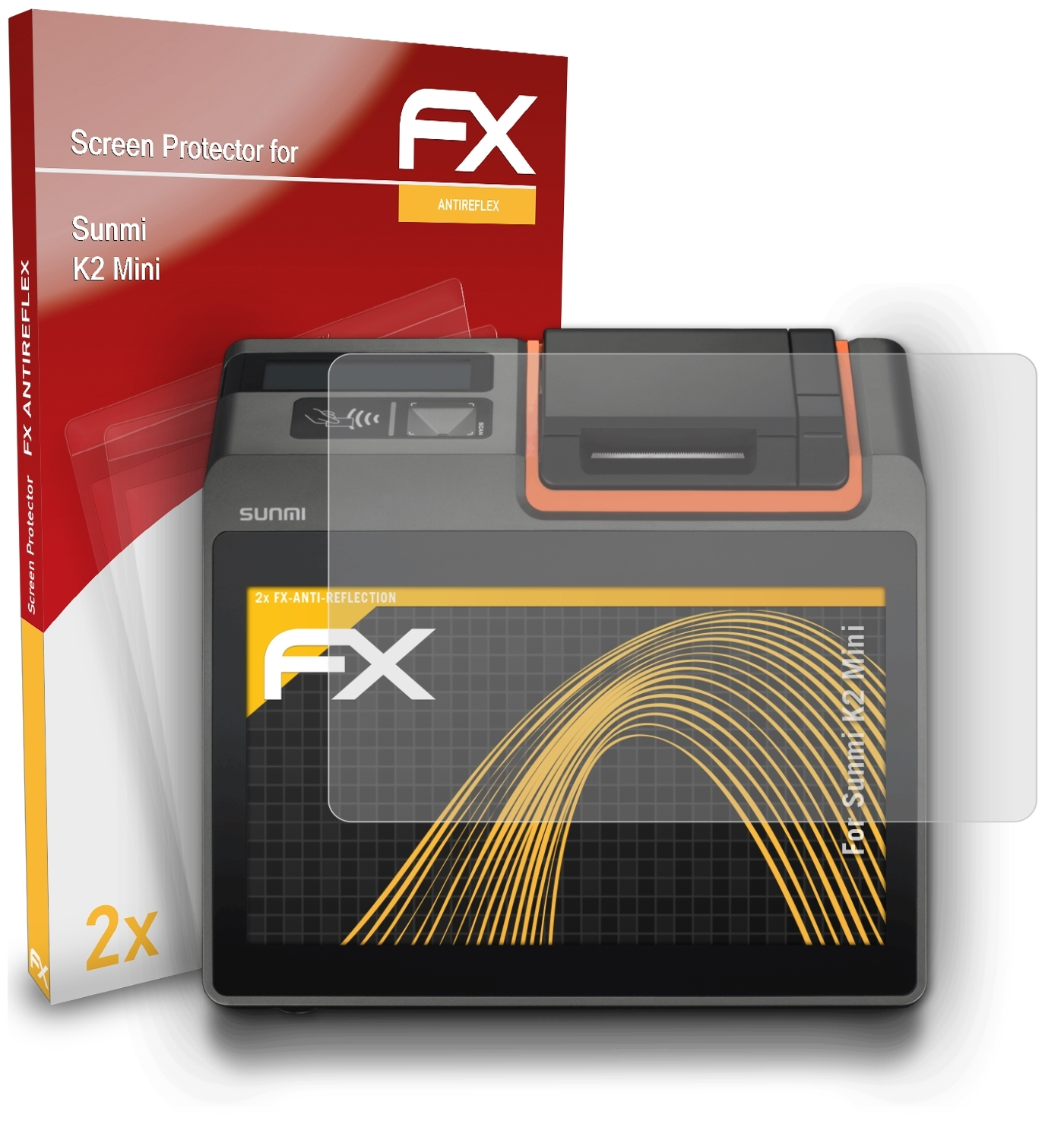 FX-Antireflex Sunmi K2 ATFOLIX Mini) Displayschutz(für 2x