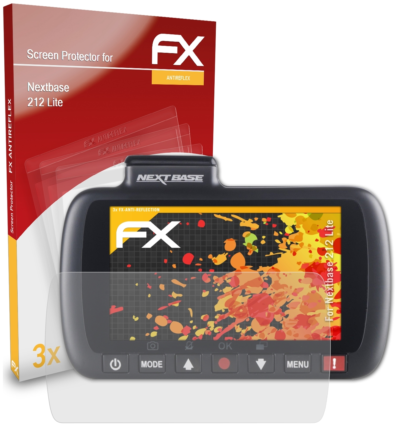 212 FX-Antireflex ATFOLIX Displayschutz(für Lite) 3x Nextbase