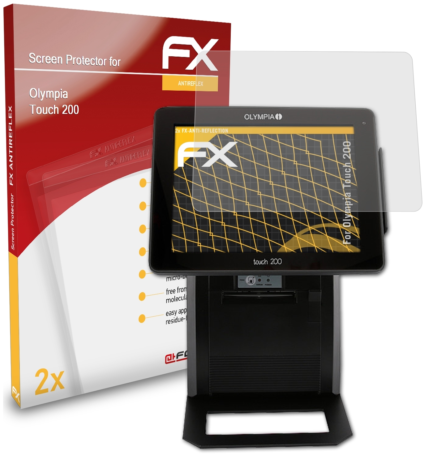 Olympia ATFOLIX FX-Antireflex Displayschutz(für 2x Touch 200)
