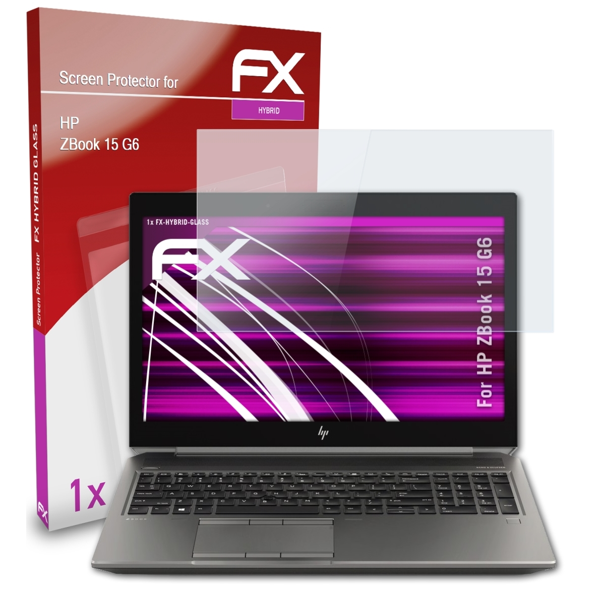 FX-Hybrid-Glass Schutzglas(für HP 15 ATFOLIX ZBook G6)