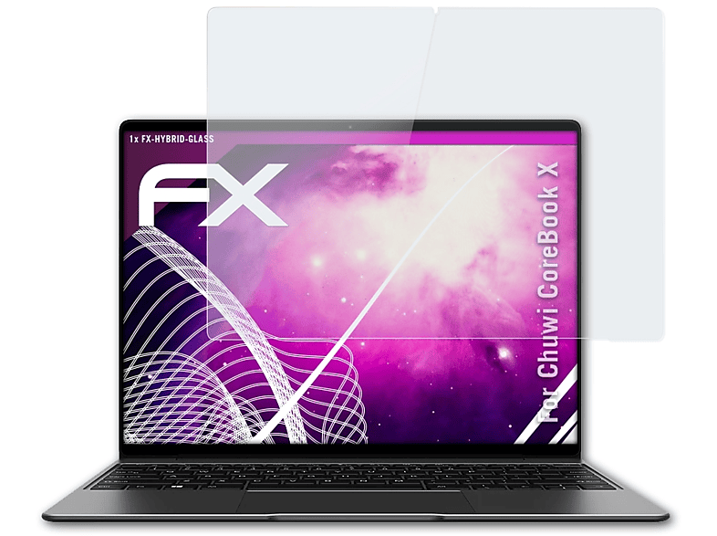 ATFOLIX FX-Hybrid-Glass Schutzglas(für Chuwi CoreBook X)