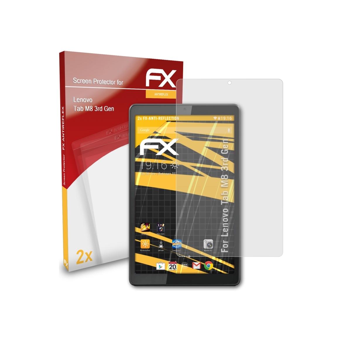 ATFOLIX 2x Lenovo (3rd Tab M8 Gen)) Displayschutz(für FX-Antireflex