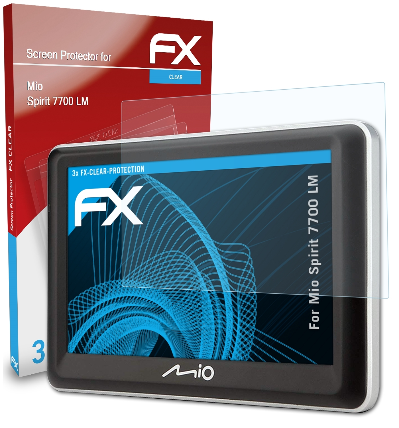 ATFOLIX FX-Clear Mio Displayschutz(für Spirit 3x 7700 LM)
