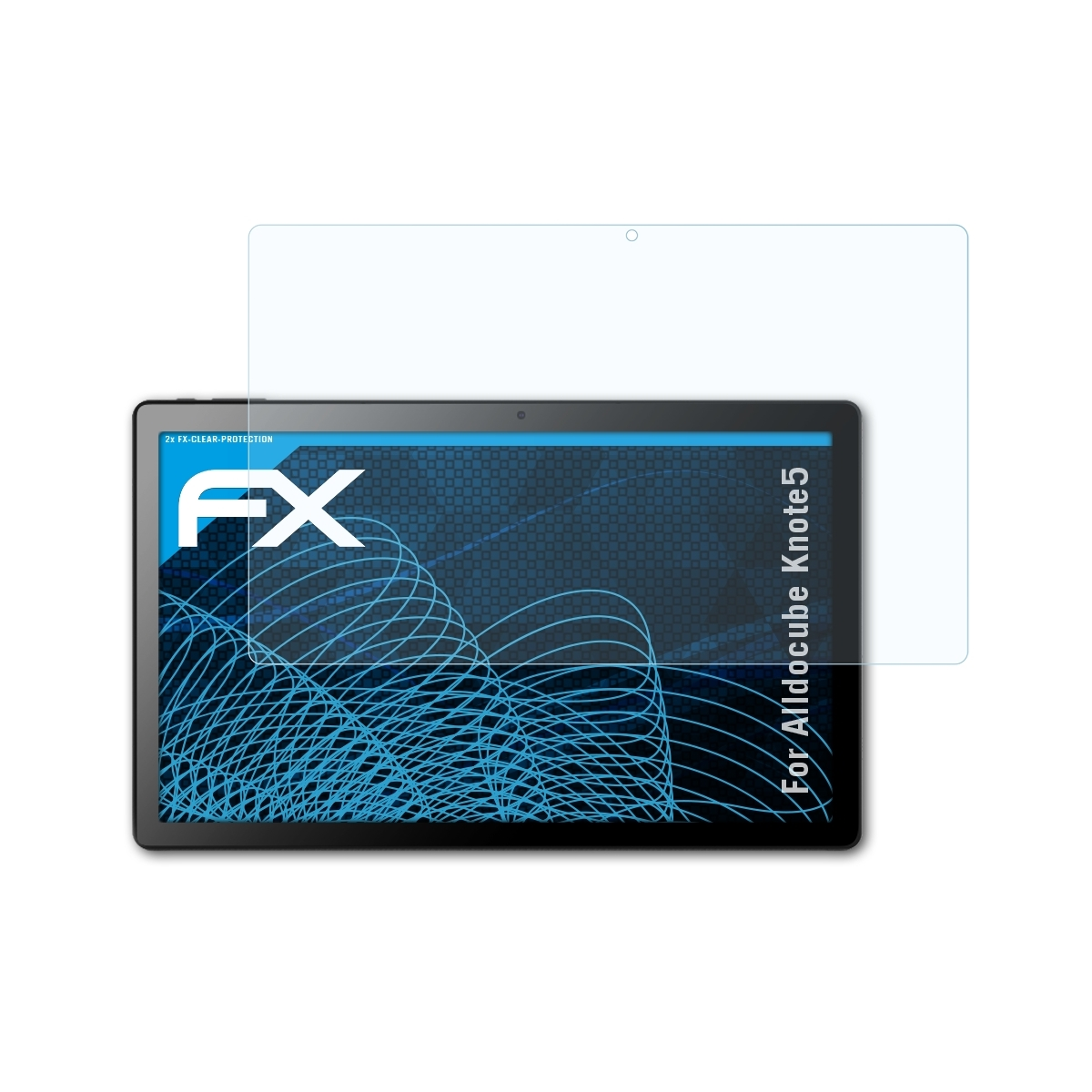 ATFOLIX 2x FX-Clear Displayschutz(für Knote5) Alldocube