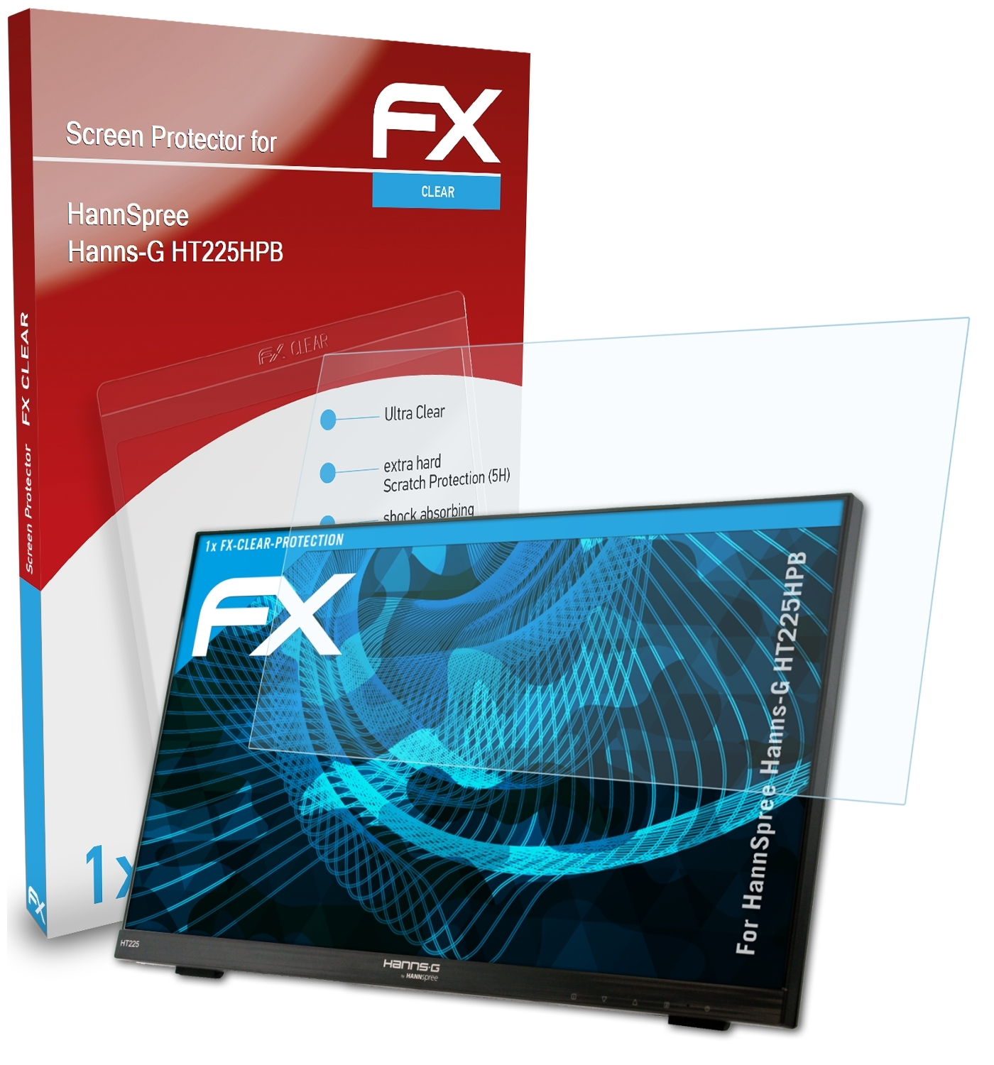 ATFOLIX FX-Clear Displayschutz(für HT225HPB) Hanns-G HannSpree