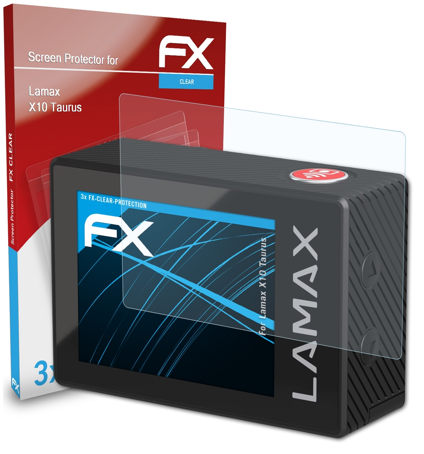 FX-Clear Lamax ATFOLIX 3x Taurus) Displayschutz(für X10
