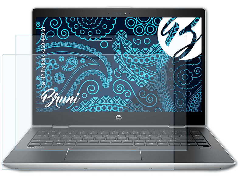 BRUNI 2x Basics-Clear HP Schutzfolie(für G1) x360 440 ProBook