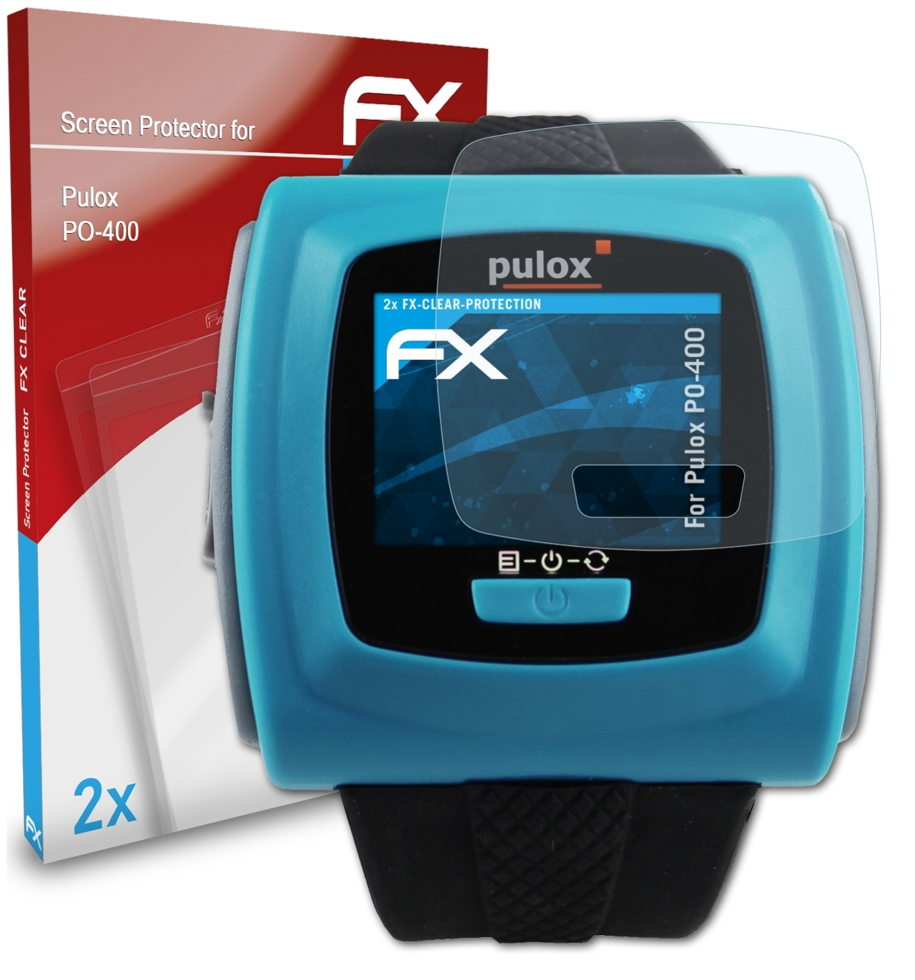 Pulox PO-400) Displayschutz(für FX-Clear ATFOLIX 2x