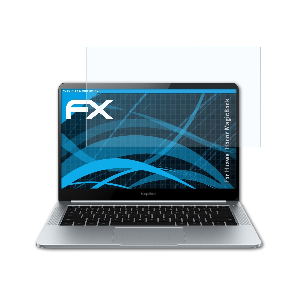 MagicBook) ATFOLIX FX-Clear Displayschutz(für 2x Honor Huawei