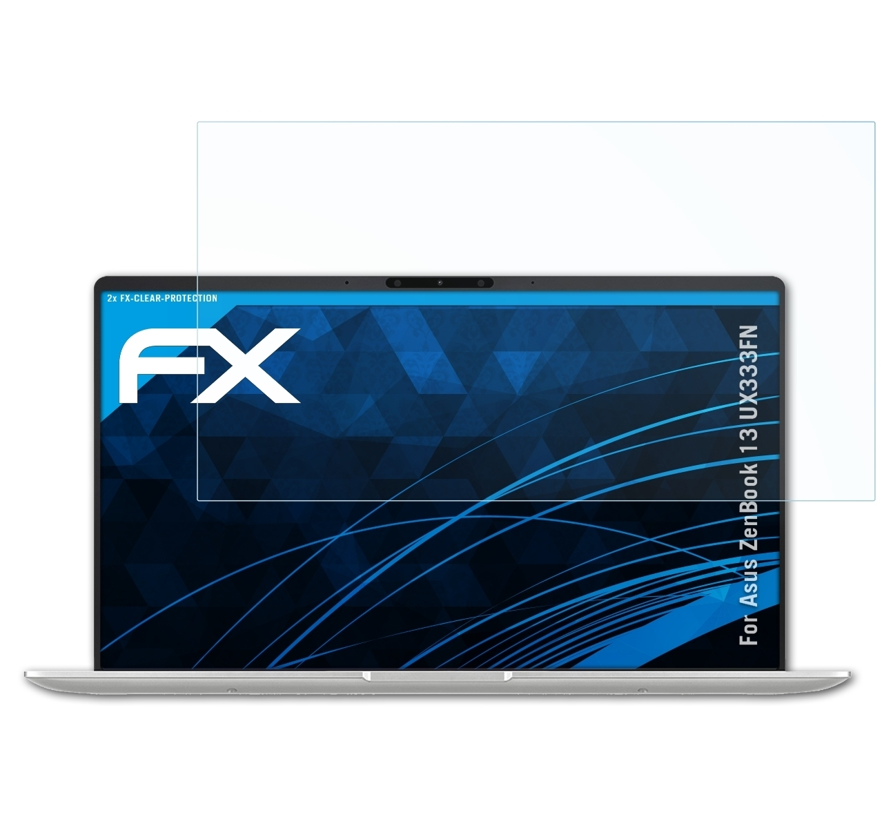ZenBook 13 Asus ATFOLIX (UX333FN)) Displayschutz(für FX-Clear 2x