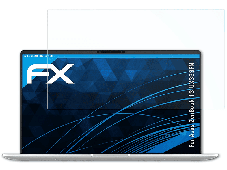 ZenBook 13 Asus ATFOLIX (UX333FN)) Displayschutz(für FX-Clear 2x