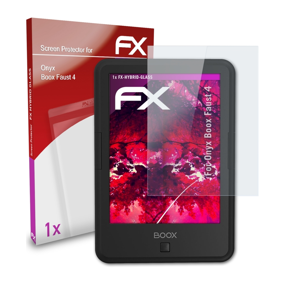 Faust BOOX Schutzglas(für ATFOLIX FX-Hybrid-Glass 4)