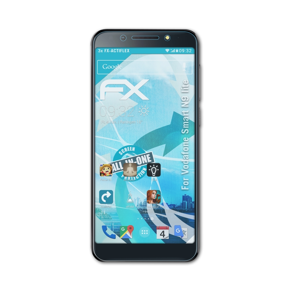 ATFOLIX 3x N9 FX-ActiFleX Smart Vodafone lite) Displayschutz(für