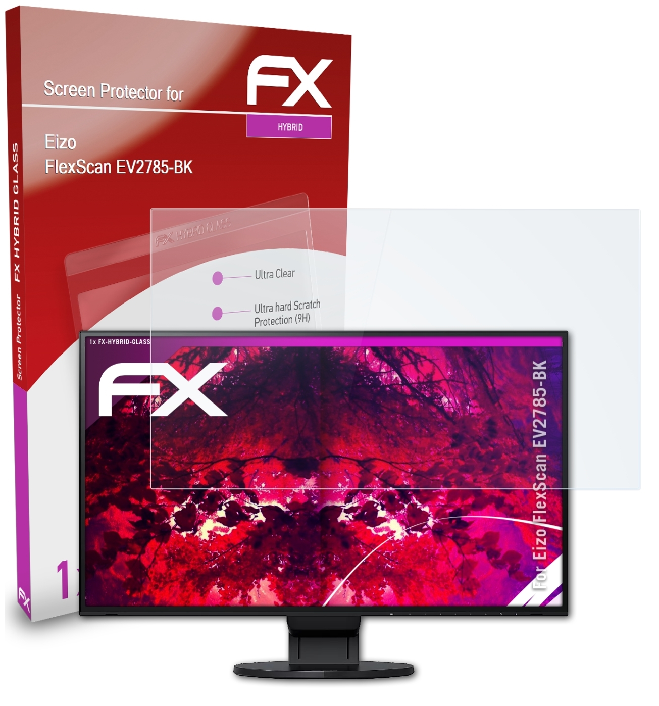 FX-Hybrid-Glass FlexScan Eizo ATFOLIX Schutzglas(für EV2785-BK)