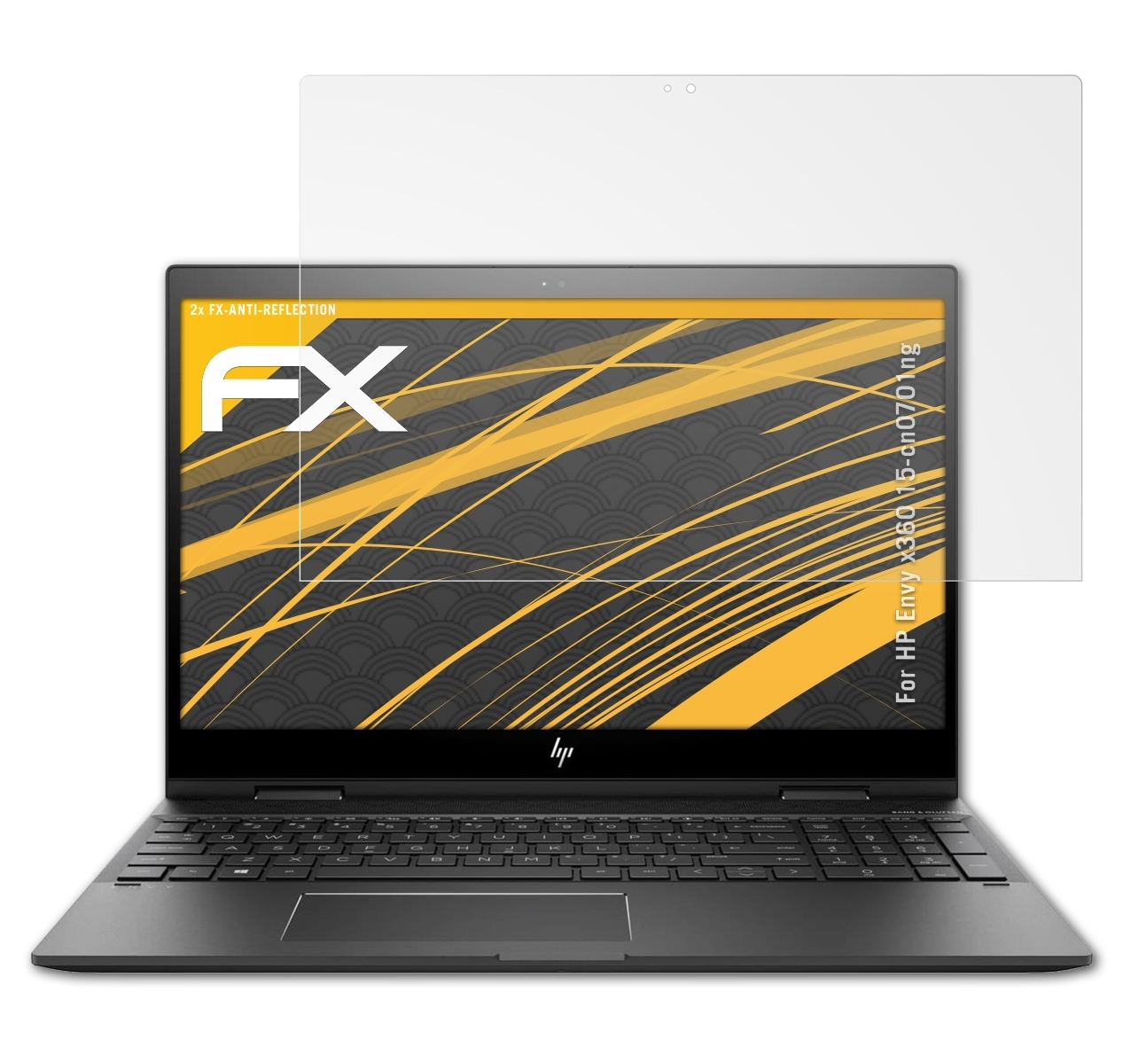 ATFOLIX 2x FX-Antireflex 15-cn0701ng) x360 Displayschutz(für Envy HP