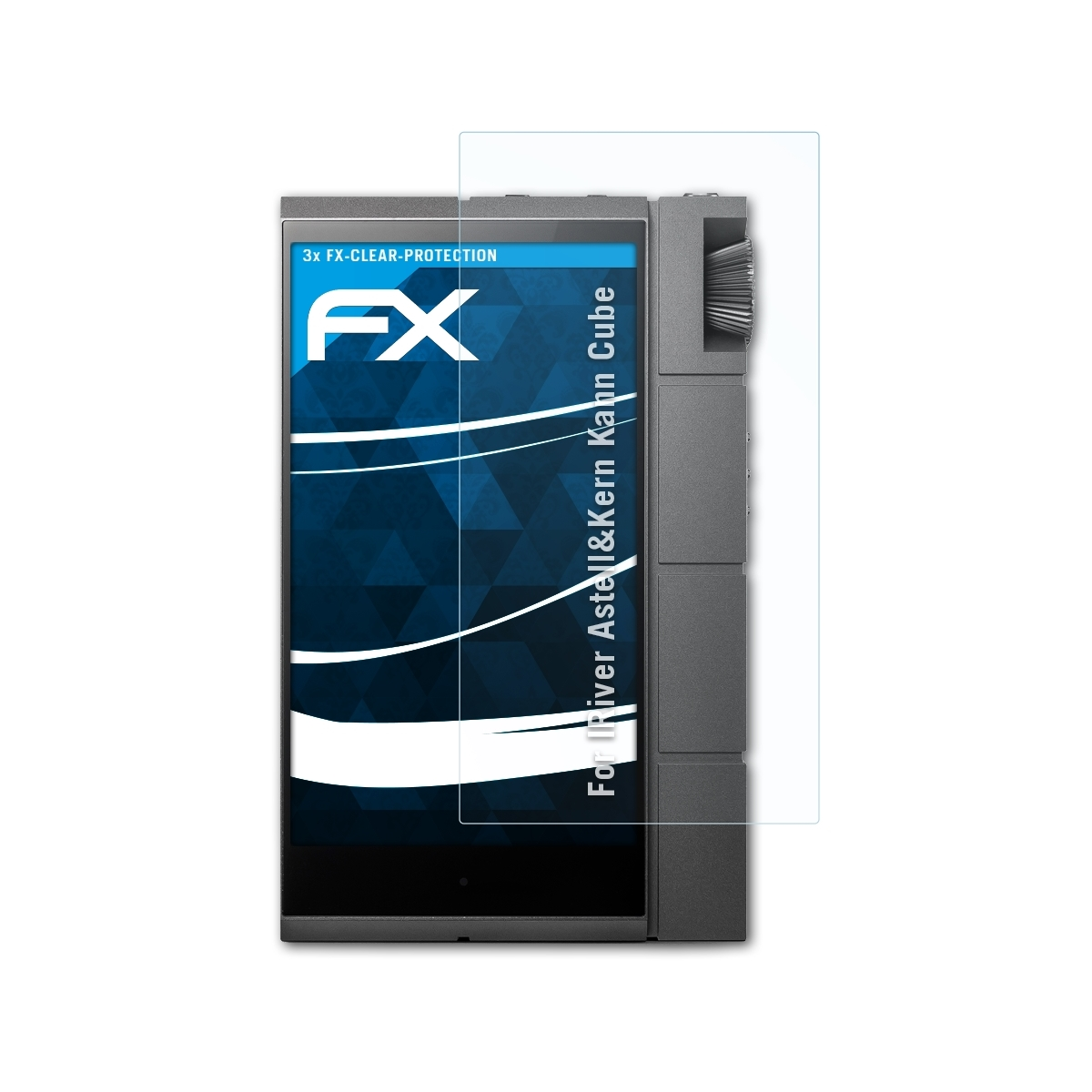 FX-Clear Astell&Kern Kann 3x IRiver Displayschutz(für ATFOLIX Cube)