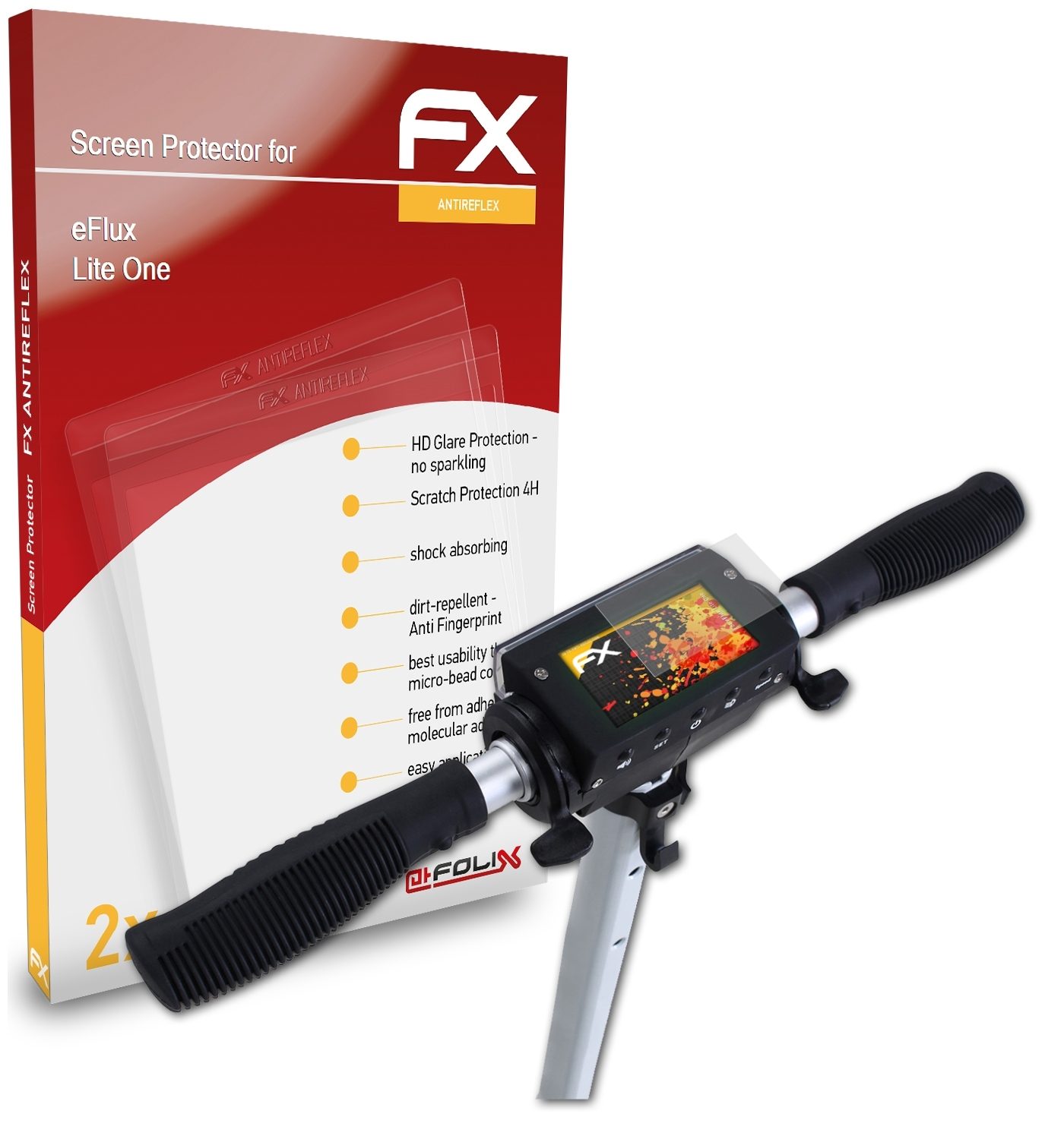 ATFOLIX 2x FX-Antireflex Displayschutz(für Lite One) eFlux