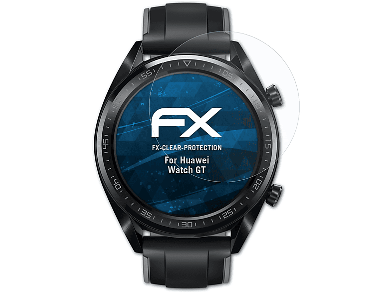 Displayschutz(für GT) 3x Watch Huawei ATFOLIX FX-Clear