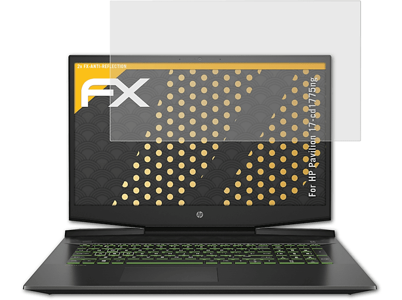 HP FX-Antireflex ATFOLIX Pavilion Displayschutz(für 2x 17-cd1775ng)