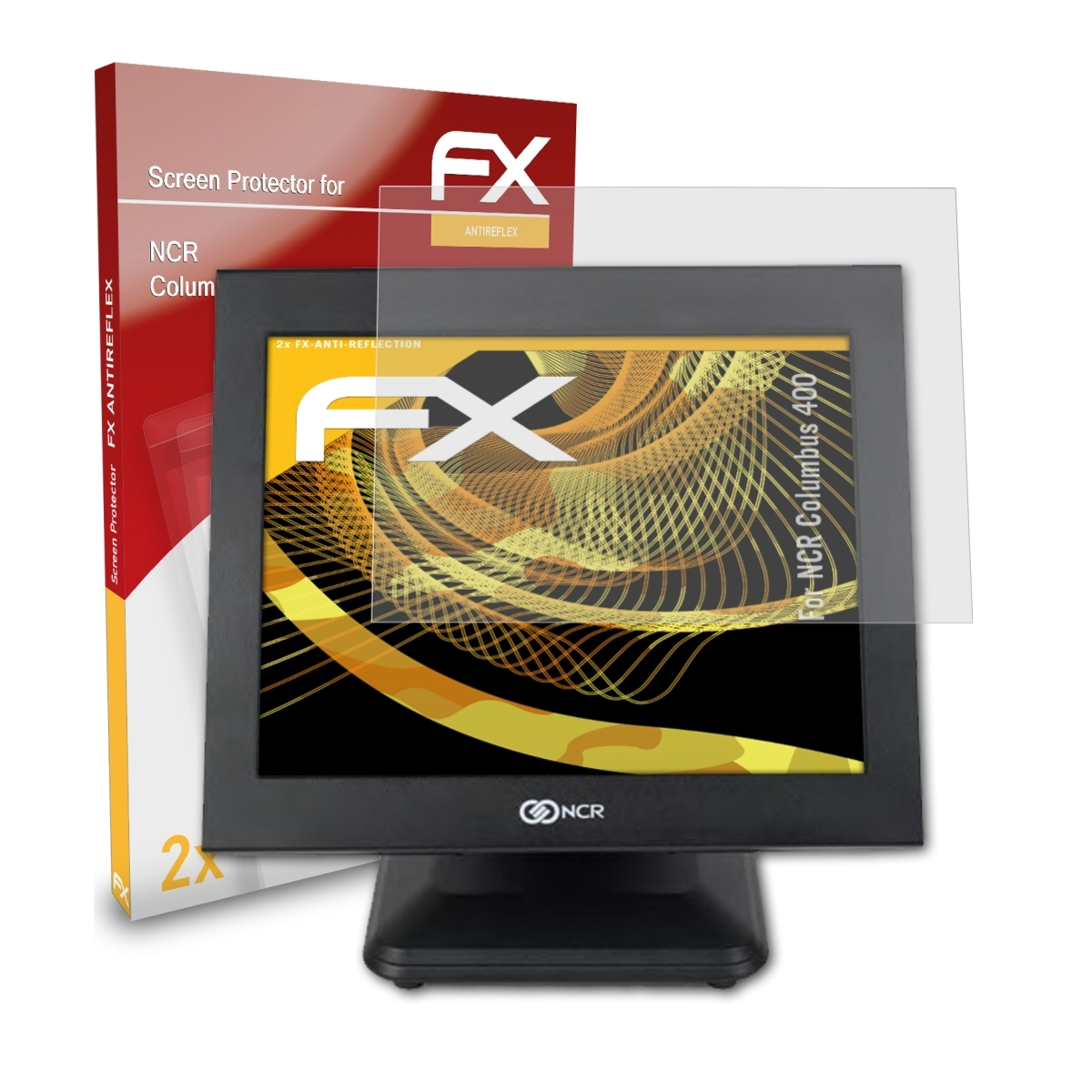 400) NCR Displayschutz(für 2x ATFOLIX FX-Antireflex Columbus
