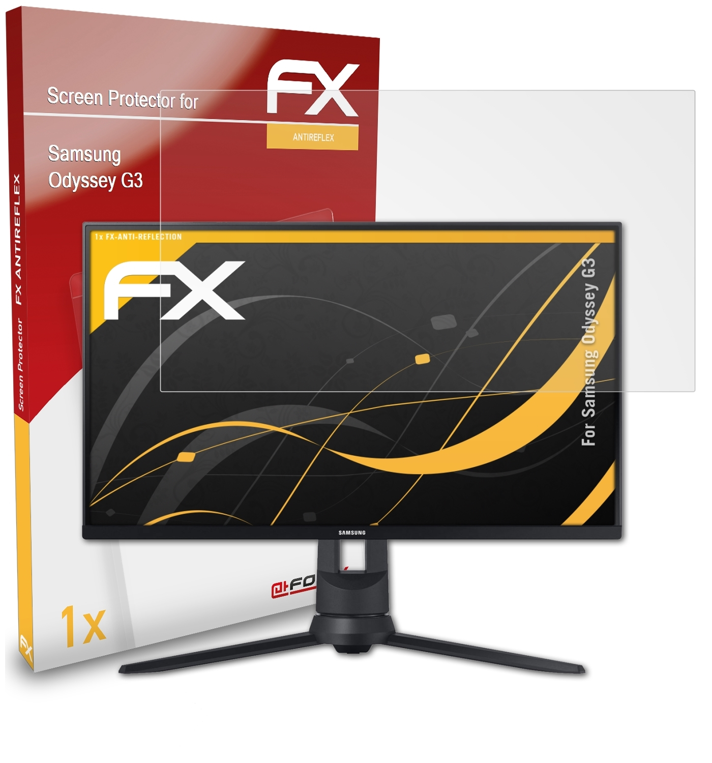 G3) ATFOLIX Displayschutz(für Odyssey Samsung FX-Antireflex