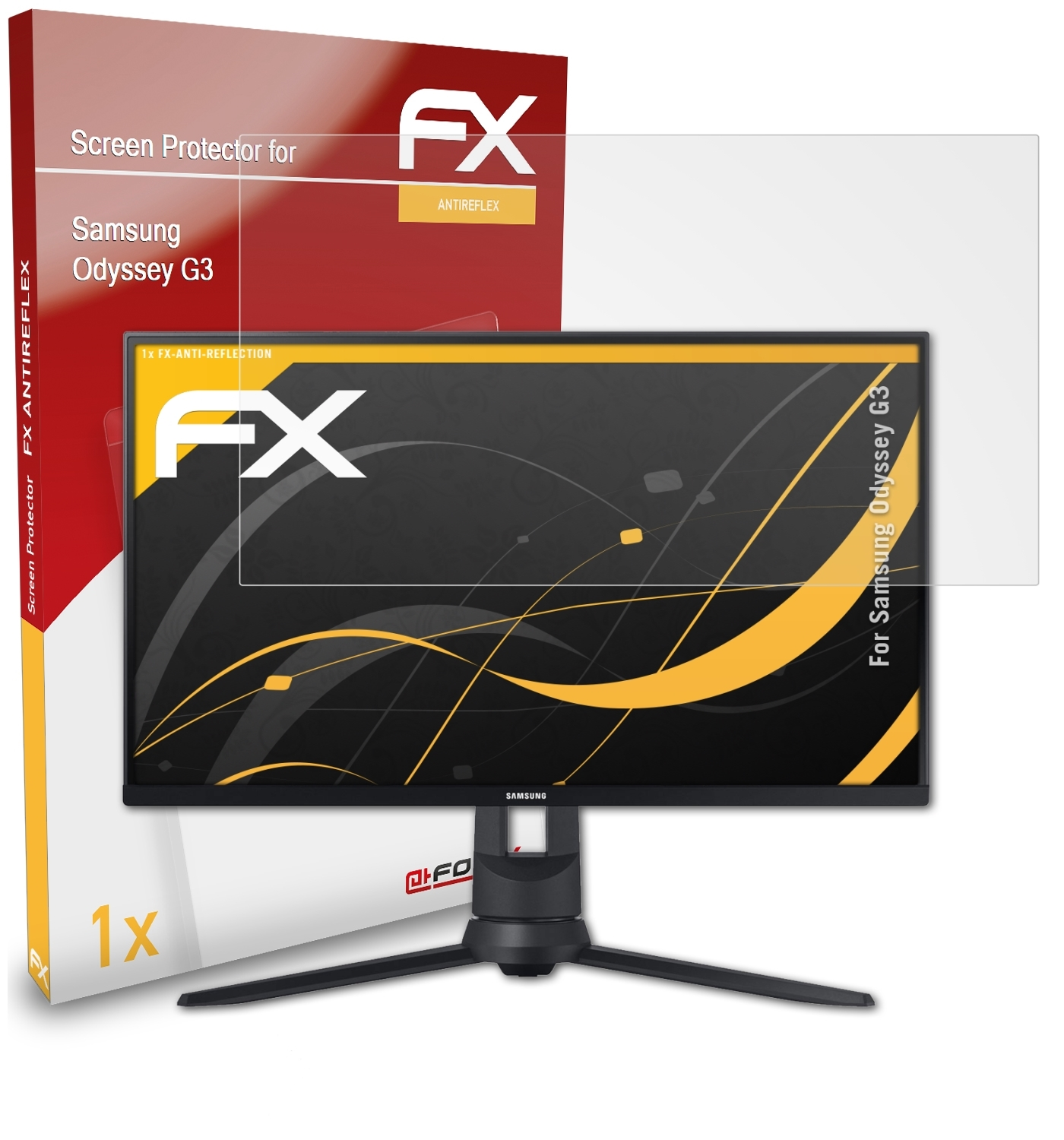 ATFOLIX FX-Antireflex Displayschutz(für Samsung Odyssey G3)