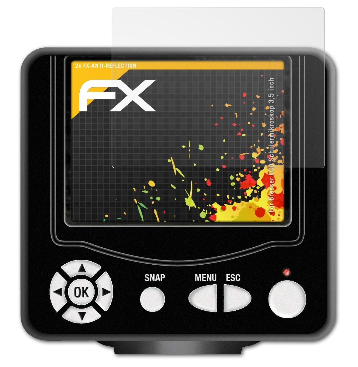 ATFOLIX 2x FX-Antireflex inch)) Displayschutz(für (3,5 Bresser LCD Schülermikroskop
