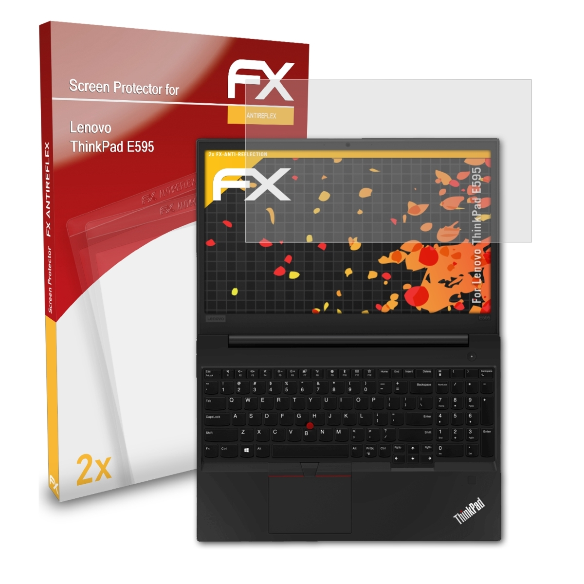 ATFOLIX 2x FX-Antireflex Displayschutz(für E595) ThinkPad Lenovo