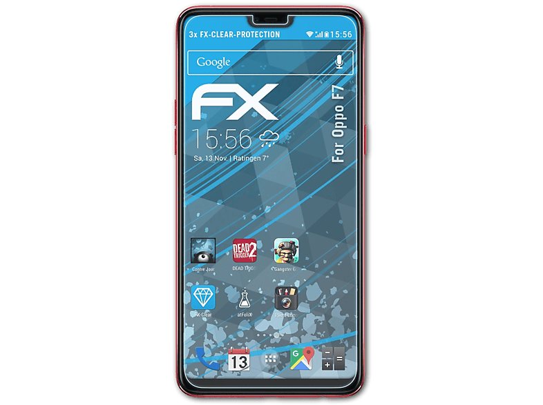 FX-Clear Displayschutz(für ATFOLIX F7) Oppo 3x