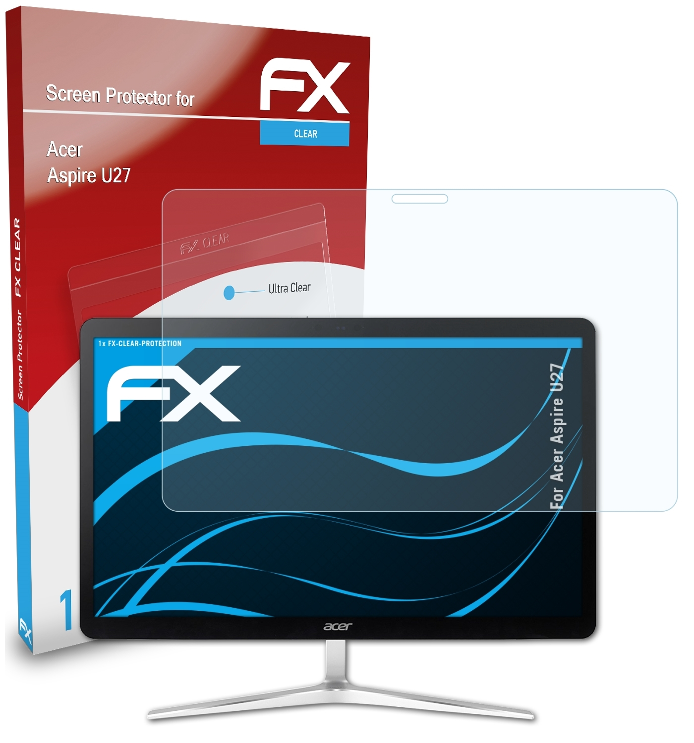 U27) Acer ATFOLIX Displayschutz(für Aspire FX-Clear