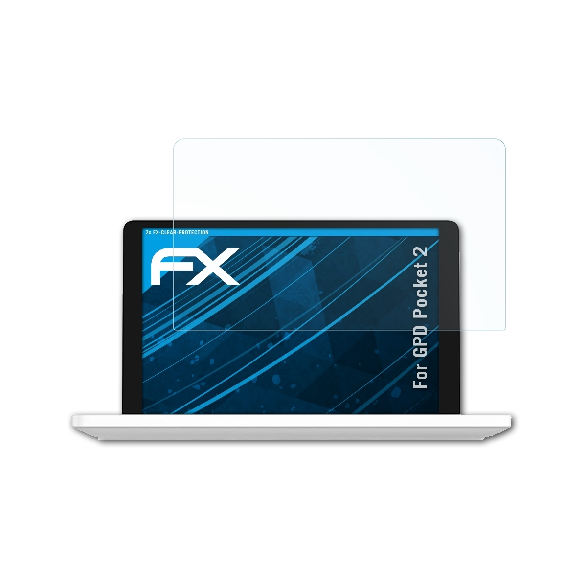 ATFOLIX 2x FX-Clear GPD Displayschutz(für 2) Pocket